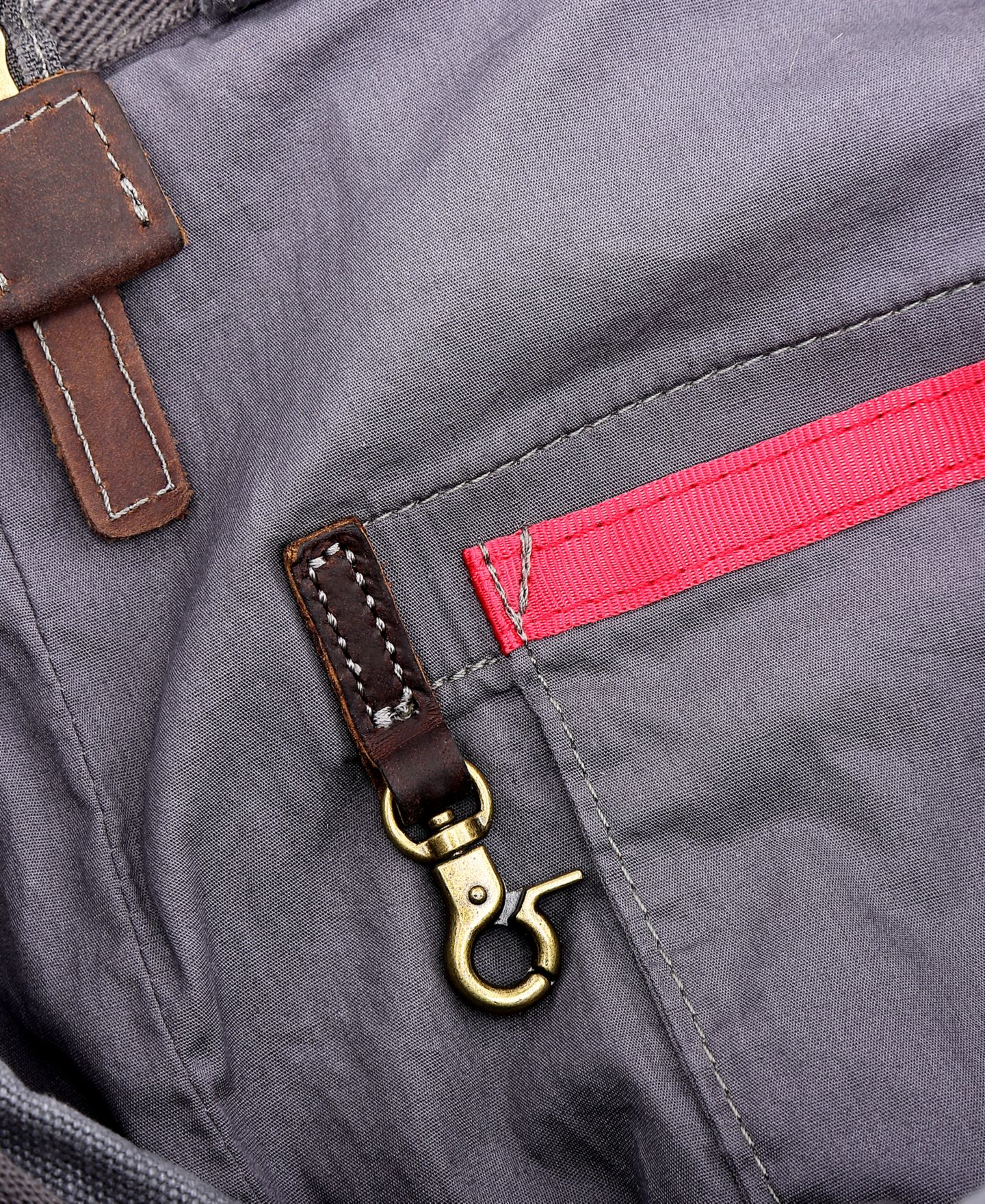 Женская сумка TSD BRAND Atona Canvas, цвет: Серый — фото 5