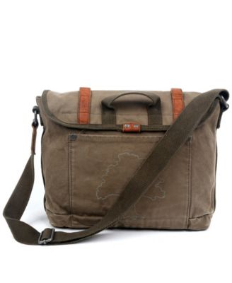 Forest Canvas Messenger Bag