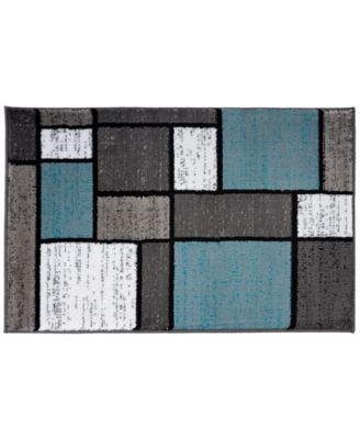 Main Street Rugs Home Montane Mon106 Blue Area Rug Collection