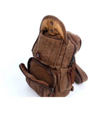 Sunset Cove Canvas Sling Bag