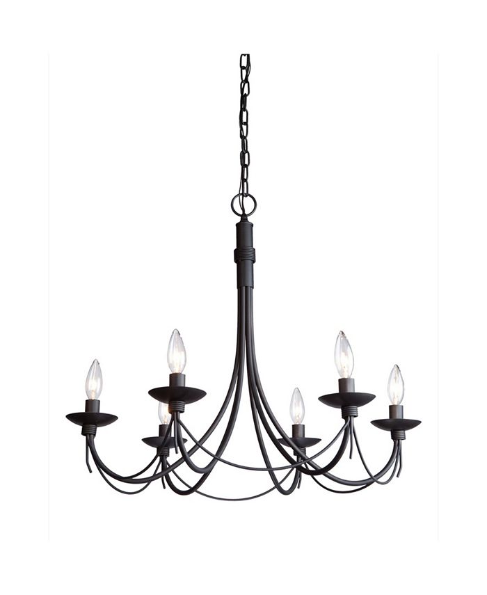 ARTCRAFT Lighting Wrought Iron Chandelier - Macy's