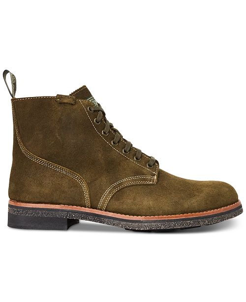 mens tan polo boots