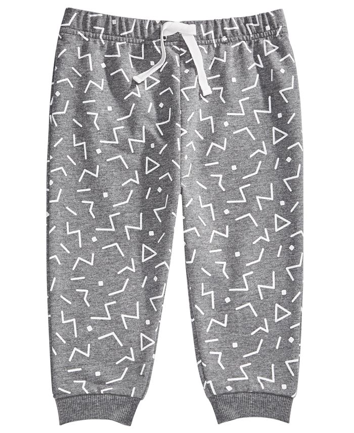 First Impressions Toddler Boys Geo-Print Joggers, Created for Macy's ...