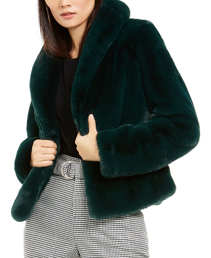 INC International Concepts INC Faux-Fur Coat, Created for Macy's - Macy's