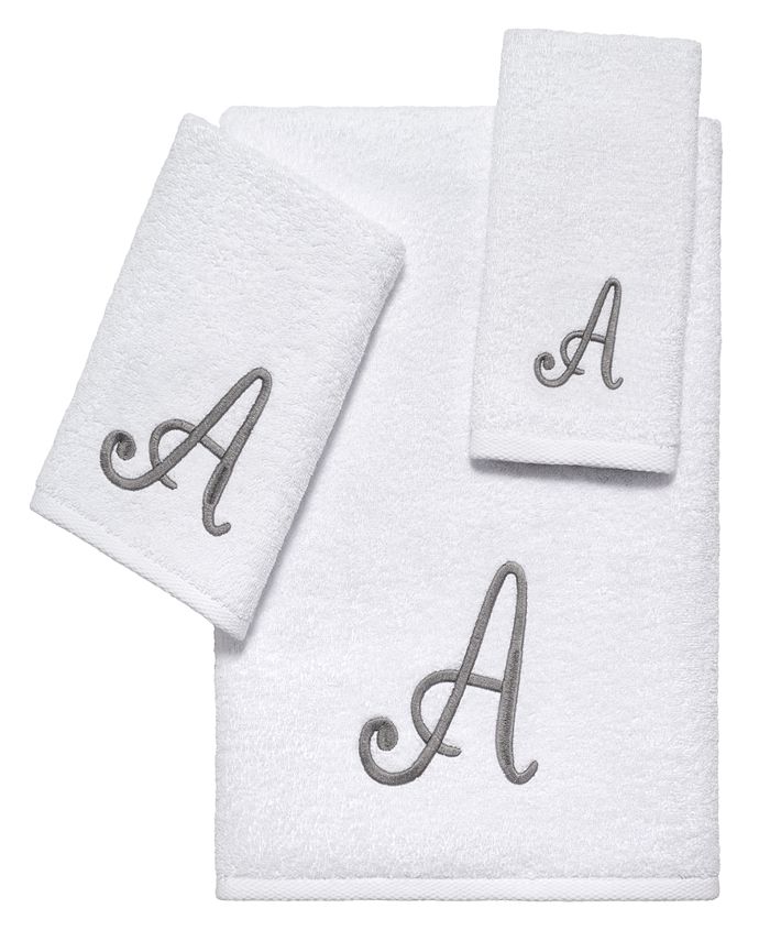 Monogrammed Bath Towel Set Monogrammed 3 Piece Towel Set