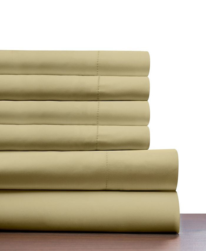 Pointehaven 410 Thread Count 6 Piece Sheet Set, King Macy's