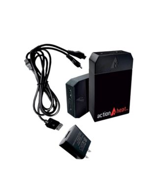 5V Battery Heated Mittens - Women's - Black - S/M