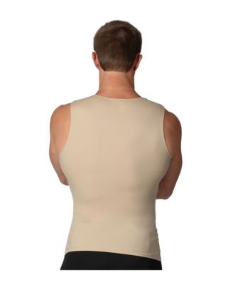 Insta Slim Men's Compression Sleeveless V-Neck T-Shirt