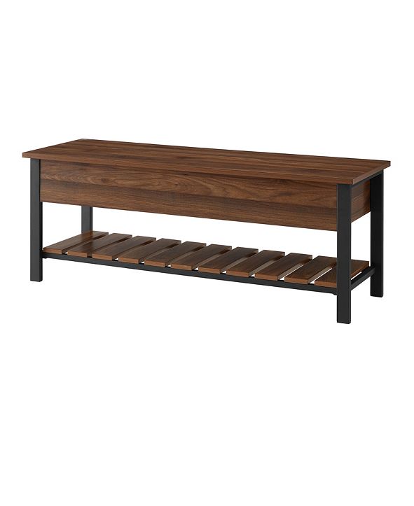 Walker Edison Modern Farmhouse Storage Bench & Reviews ...