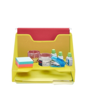 Mind Reader 3 Section Desk File Organizer Document Letter Tray For Folders Mail Documents