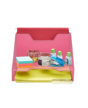 Mind Reader 3 Section Desk File Organizer Document Letter Tray For Folders Mail Documents