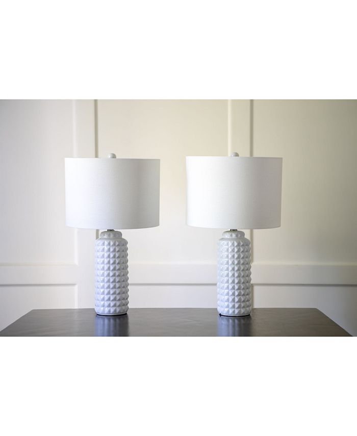 Jimco Lamp & Manufacturing Co Decor Therapy Pair of 24" Felix Led Table Lamps Set of 2 Macy's