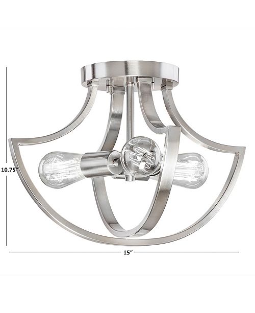 Decor Therapy Decor Therapy Sylvia 15 Semi Flush Mount 3 Light