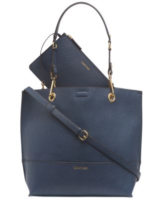 macy's calvin klein reversible tote