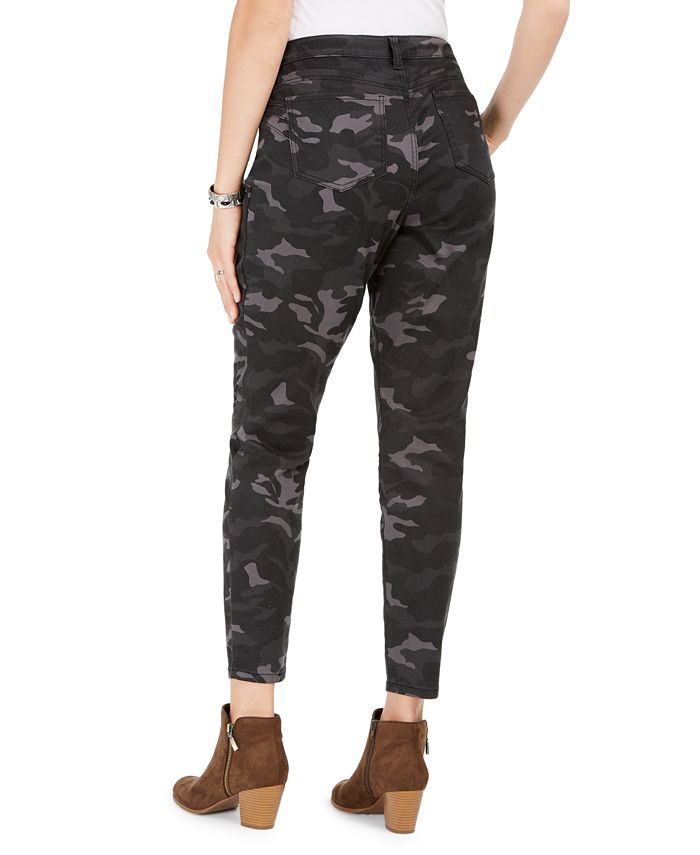 Style & Co Printed Curvy Skinny Jeans, Created for Macy's - Macy's