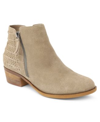 taupe booties women