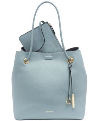 calvin klein gabrianna small tote