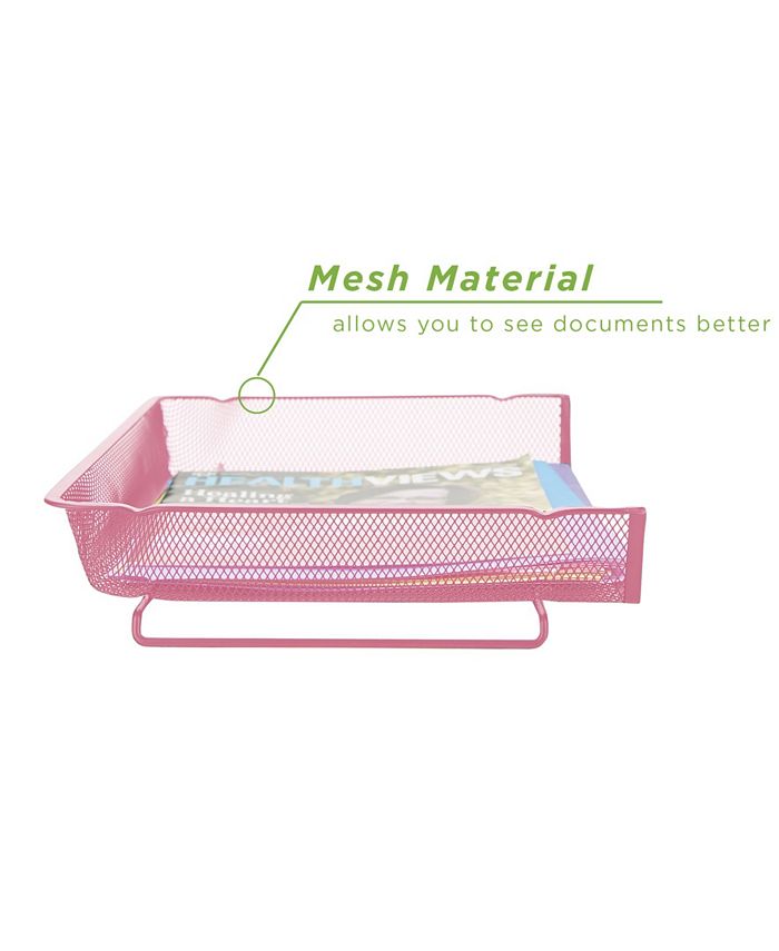 Mind Reader 2 Piece Stackable Letter Tray Desk Organizer - Macy's