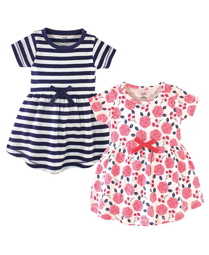 Touched by Nature Toddler Girls ganic Cotton Short Sleeve Dresses