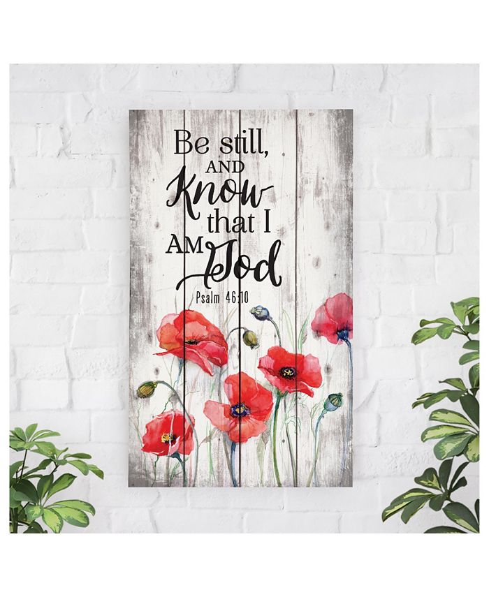 P Graham Dunn Be Still, And Know Wall Art Macy's