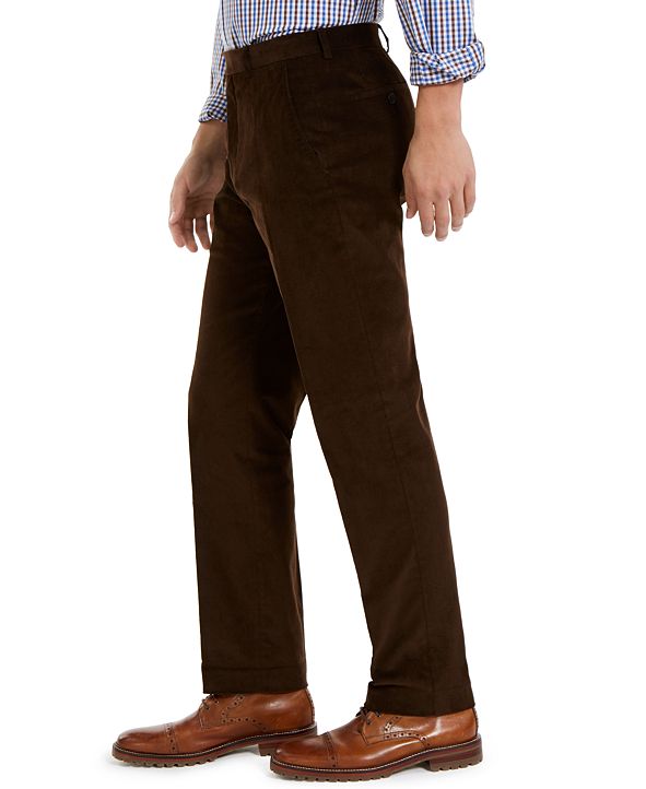 Lauren Ralph Lauren Men's Classic-Fit Stretch Corduroy Dress Pants ...