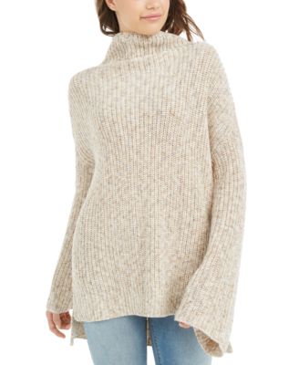 American Rag - Juniors' Flare-Sleeved High-Low Sweater