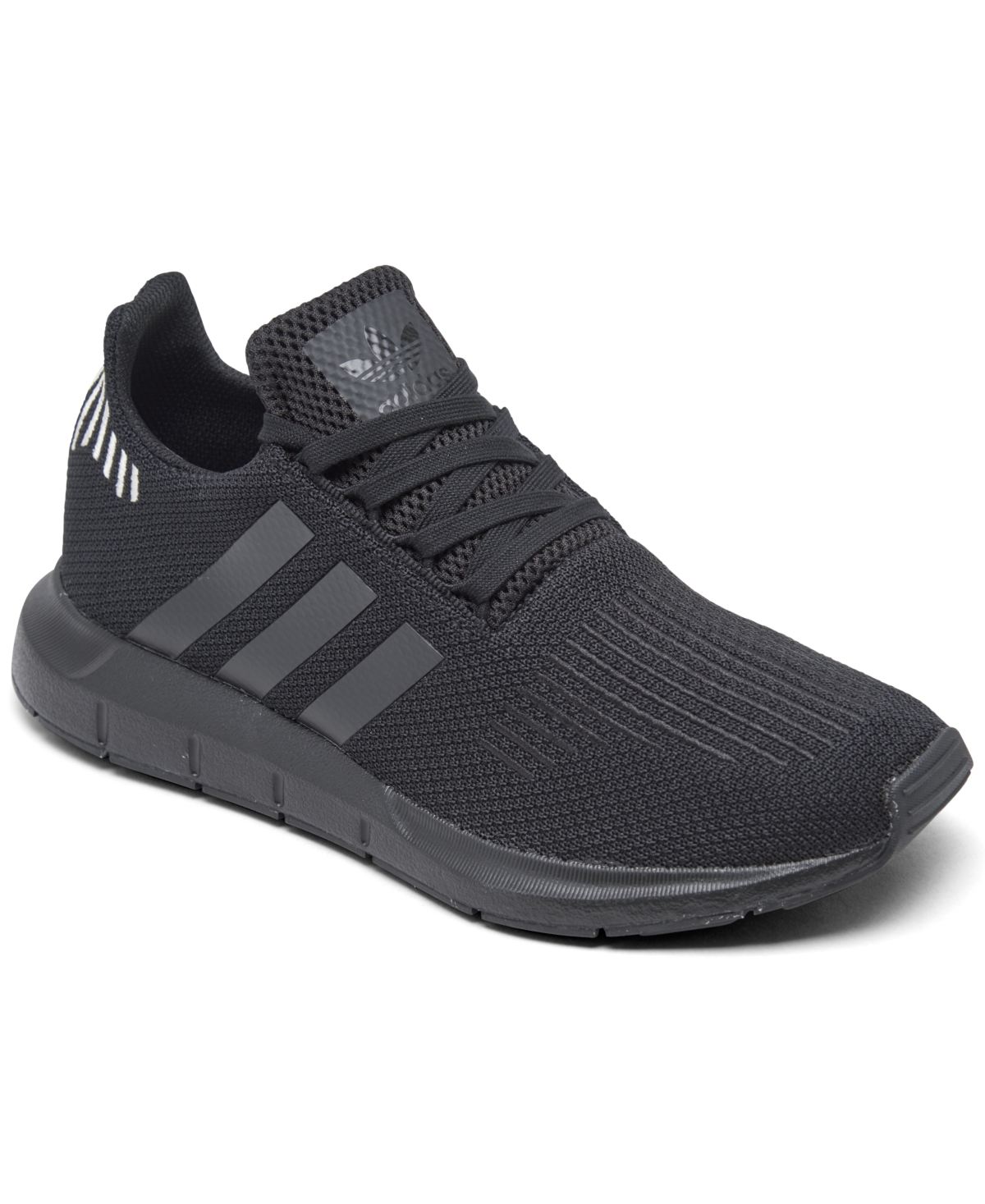 Shop Adidas Originals Women's Swift Run Casual Sneakers From Finish Line In Core Black