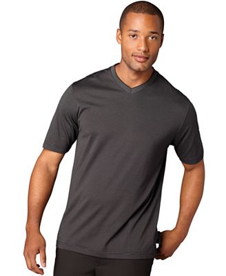 Van Heusen T Shirts, Short Sleeve V-Neck T-Shirt - T-Shirts - Men - Macy's