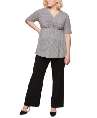 plus size petite maternity pants