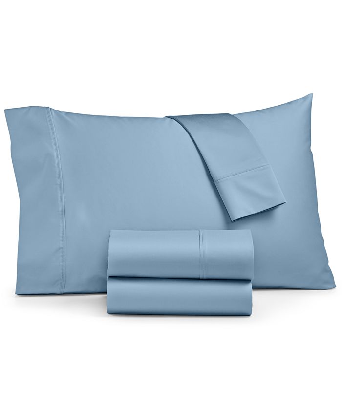 Sunham Ashford Solid 1500 Thread Count 4 Pc. Sheet Set, Full Macy's