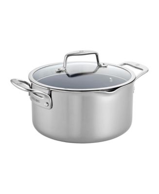 Zwilling Clad Cfx 6-qt. Dutch Oven With Strainer Lid And Pouring Spouts 