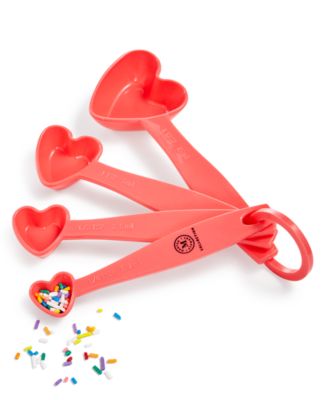 Martha Stewart Collection - Heart 4-Pc. Measuring Spoon Set, Created For Macy's