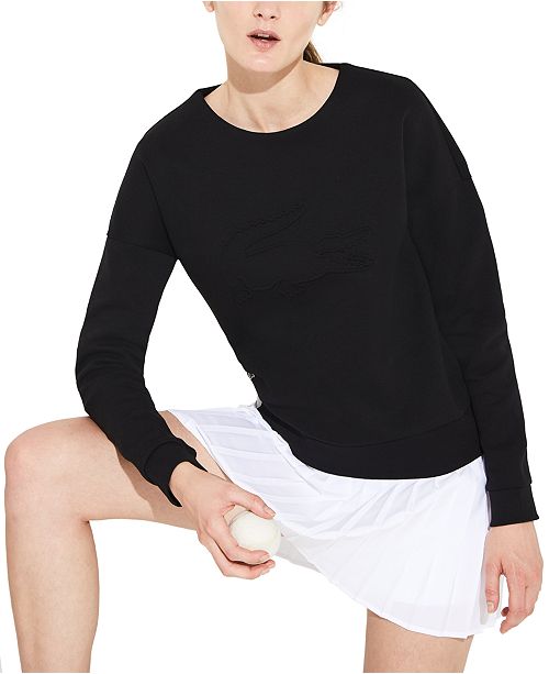 Lacoste Long Sleeve Double Face Big Croc Sweatshirt Reviews