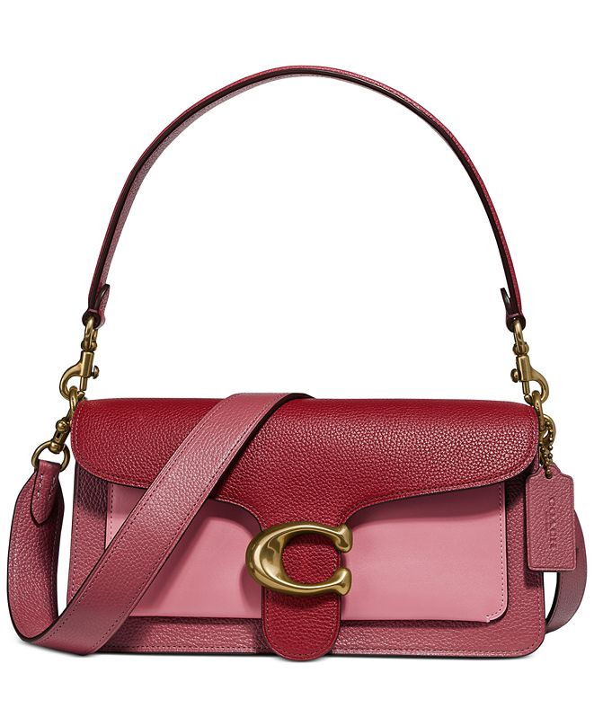 COACH Colorblock Leather Tabby Shoulder Bag & Reviews - Handbags ...