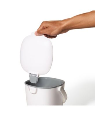 Easy Clean 0.75 Gallon Compost Bin, White
