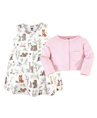 Baby Girls Essential Cotton Dress and Sweater Collection