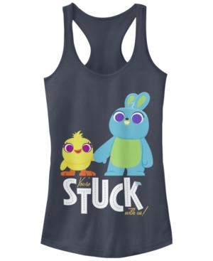 Disney Pixar Juniors' Toy Story 4 Stuck with Us Ideal Racerback Tank Top