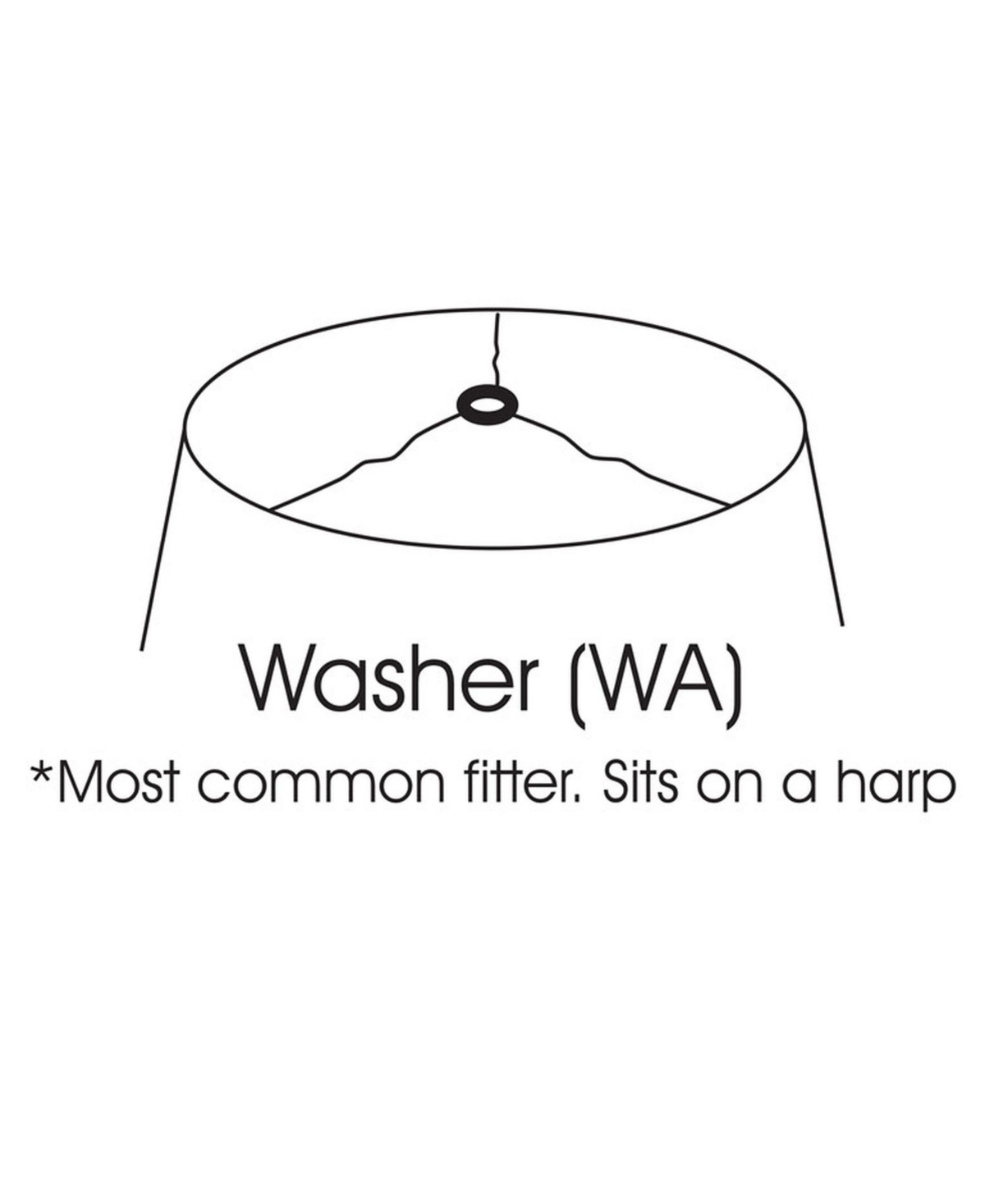 Cloth&Wire Slant Inverted Corner Oval Softback Lampshade with Washer Fitter - Off-white
