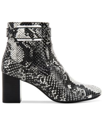 calvin klein snakeskin booties