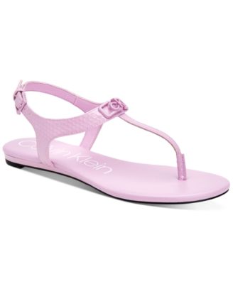 calvin klein pink sandals