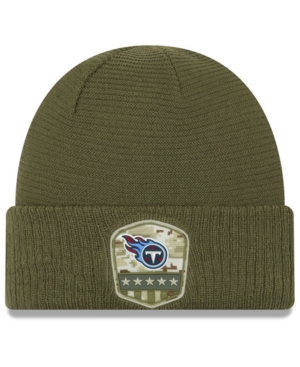 NEW ERA TENNESSEE TITANS ON-FIELD SALUTE TO SERVICE CUFF KNIT HAT