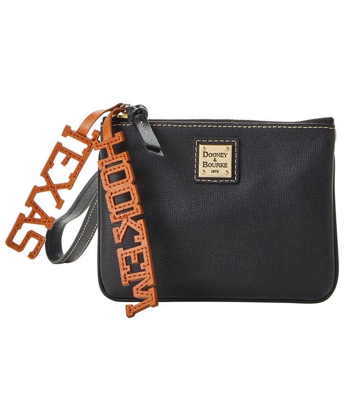 Dooney Bourke Texas Longhorns Saffiano Charm Stadium Wristlet