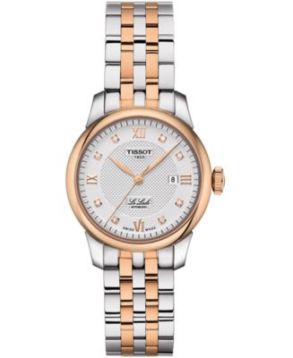 Tissot Women s Swiss Le Locle Automatic Lady Diamond Accent