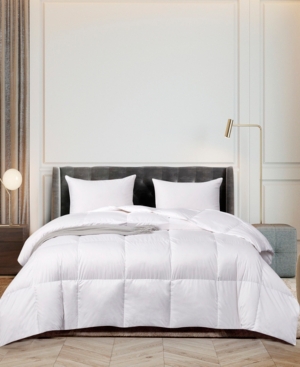 Ultra-Soft Nano-Touch Light Warmth White Down Fiber Comforter King