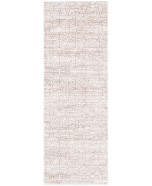 Jill Zarin Fifth Avenue Uptown Jzu002 Light Brown 2 2 X 6 Runner Rug Reviews Furniture Macy S
