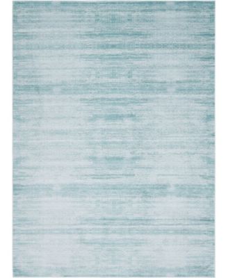 Madison Avenue Uptown Jzu001 Turquoise 9' x 12' Area Rug