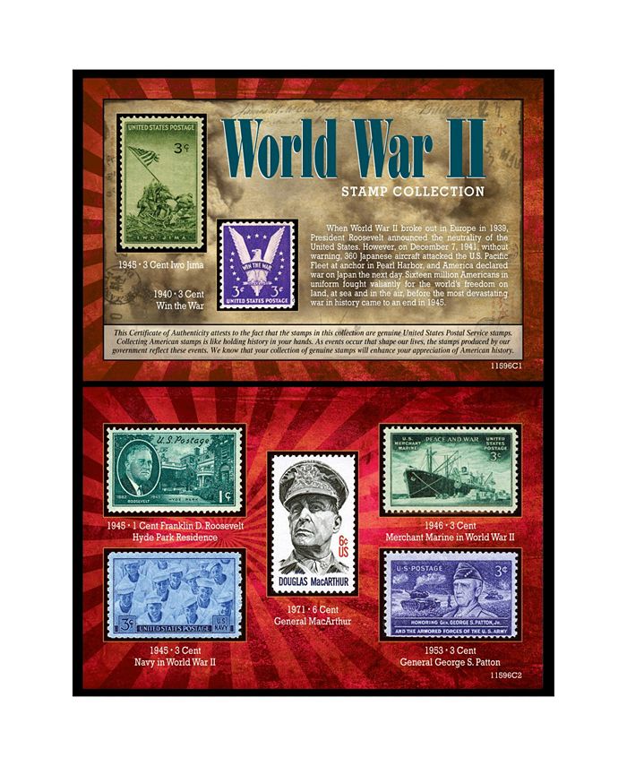 American Coin Treasures World War II Stamp Collection - Macy's