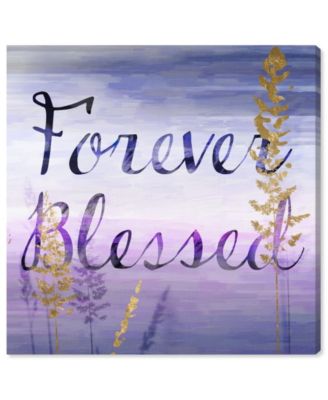 Forever Blessed Lilac Canvas Art, 16