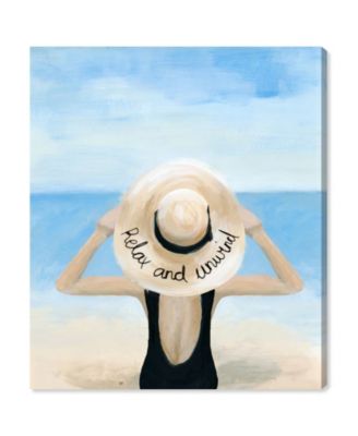 Relax Unwind Canvas Art, 36" x 45"