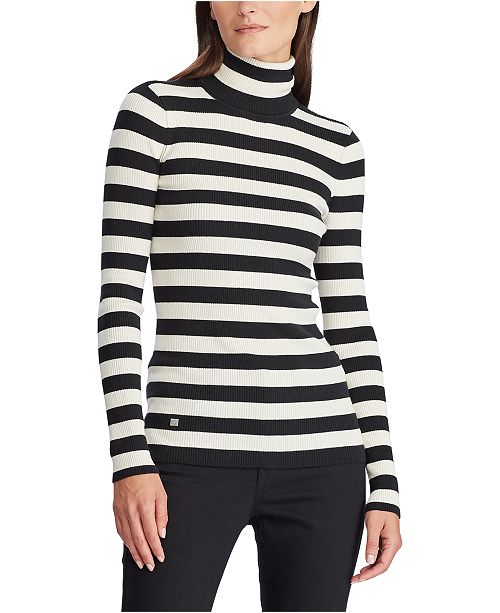 Lauren Ralph Lauren Ribbed Turtleneck Sweater Reviews Women